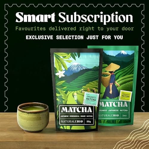 NaturaleBio Organic Ceremonial Grade Matcha Powder, 30g. From Uji, Kyoto for Traditional Japanese Tea Ceremony. Green Tea Free of Added Sugars and Preservatives thumbnail 6