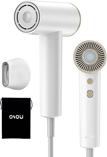 OSOU Ionic Hair Dryer, High-Speed Blow Dryer - 150,000 RPM Brushless Motor, 500 Million Negative Ions, Ultra-Light & Small, Smart Temp Control, Quiet Hairdryer for Women, Ideal for Travel, Home - Image 1
