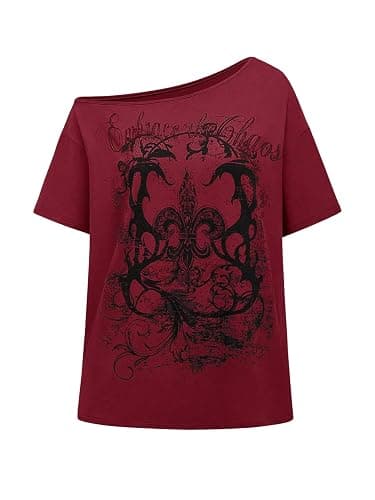SOLY HUX Off The Shoulder T Shirts - Image 1