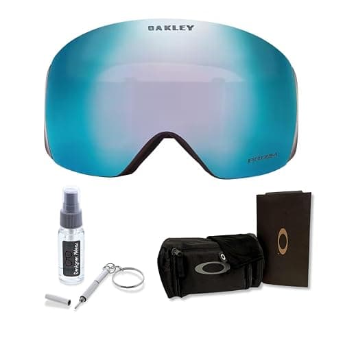 Oakley Flight Deck MEDIUM/LARGE Ski Goggles for Men for Women | In Black, Factory Pilot Black & Matte Black. Bonus kit: cleaning spray, cloth, screwdriver & mirror. thumbnail 2