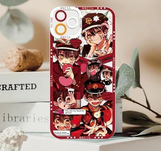 SodaMeow Toilet Bound Hanako Kun Phone Case Compatible with iPhone 16/15/14/13/12/11/X/8/7 Multi-Model Hanako Kun Phone Cover Nene Anime (for iPhone Xs Max,03) thumbnail 4