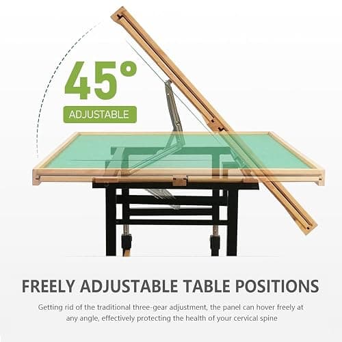 1500 Pieces Puzzle Table with Wheels, with Drawers and Cover, 34.25" x 25.2" Adjustable Height & 45° Tilting, Puzzle Board for Adults thumbnail 4