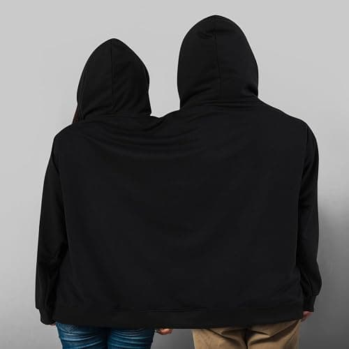 Coume Couples Hoodie Two Person Hoodie M/L/XL/XXL Funny Intimate Matching Sweatshirts Lovers Friends Couples Valentine Gift thumbnail 6