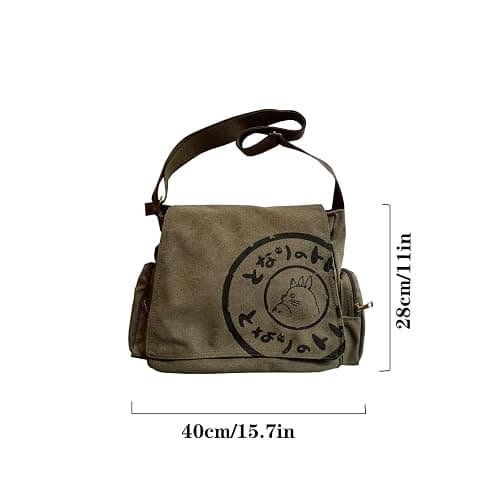Men's Korean Canvas Bag Men's Shoulder Bag Men's Large Capacity Computer Casual Bag thumbnail 2
