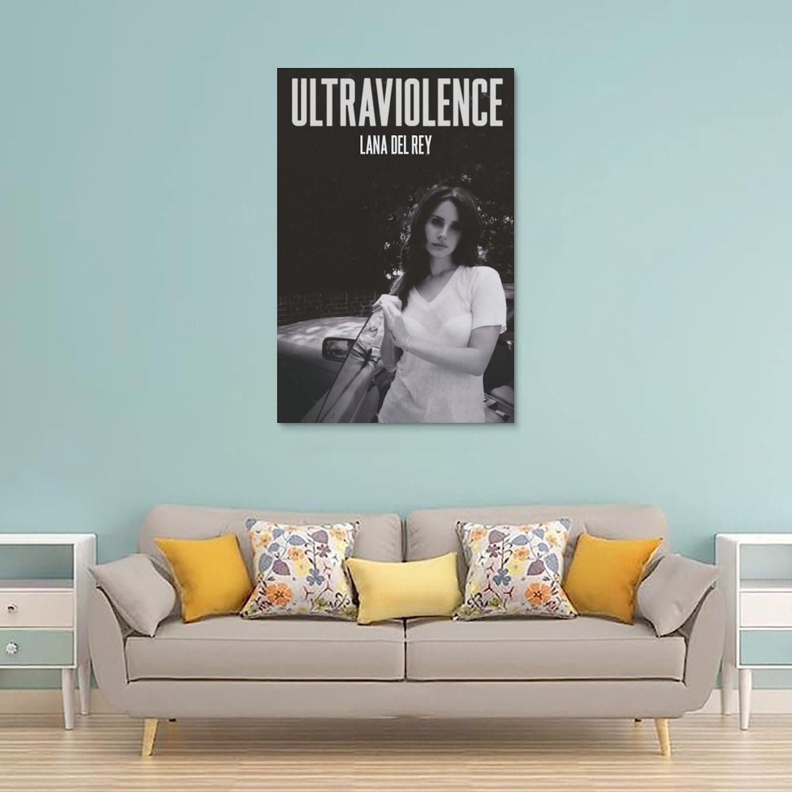 Lana Del Rey Poster Singer Music Vintage Album Cover Poster Canvas Painting Wall Art Picture Home Decor Print For Bedroom Living Room Dorm Study Bar Office 12x18inch(30x45cm) thumbnail 2