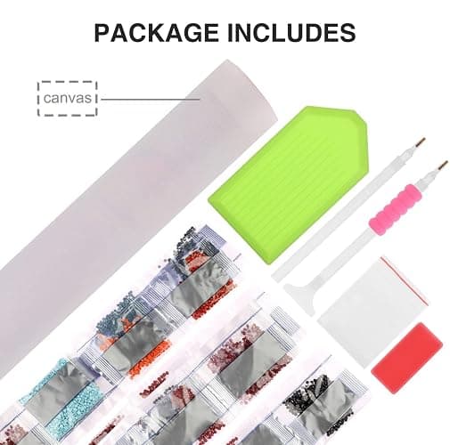 NAIMOER Diamond Painting Kits for Adults, DIY 5D Full Drill Round Diamond Art Beach Sunset Heart Crystal Diamond Art for Home Wall Decor (Diamond Painting 12x16 inch) thumbnail 6