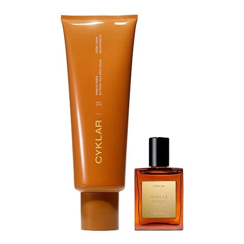 CYKLAR Nutrient Rich Body Cream. Vanilla Verve & Perfume Oil Roll-On Bundle - Image 1