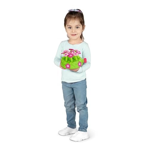 Melissa & Doug Sunny Patch Pretty Petals Flower Sprinkler Toy with Hose Attachment Toddler and Kids Outdoor Water Play Ages 3+ thumbnail 3