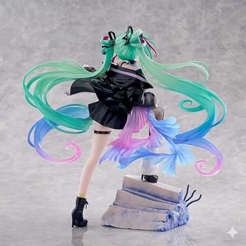 Thunder Tech Hatsune Miku Series Figurizmα Hatsune Miku - Punk! - Collectible Statue Figure thumbnail 5