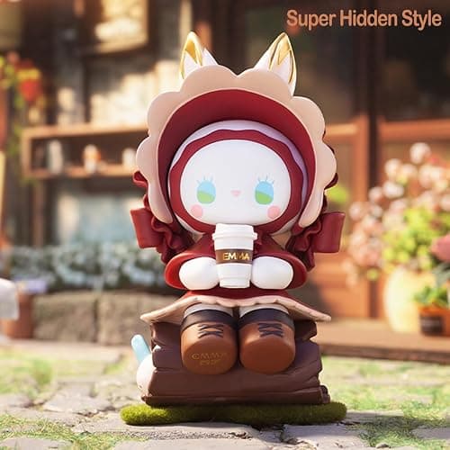 Emma Coffee Shop Series Blind Box Action Figures Mystery Box Cute Random Toys Birthday Gifts Christmas Collectible Toy for Desktop Ornaments,1PC thumbnail 6