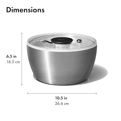 OXO Steel Salad Spinner thumbnail 9