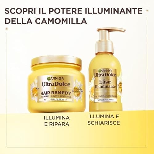 Garnier Siero Schiarente Illuminante, Per Capelli Biondi, Capelli più Biondi in Soli 3 Usi, Lucentezza Immediata e Nutrimento Intenso, Con Camomilla e Miele di Fiori, Ultra Dolce, 120 ml thumbnail 8
