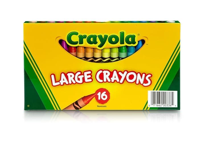 Crayola Large Crayons, Classic Colors, 16 Count - Image 1