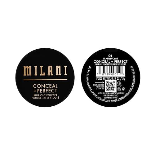 Milani Conceal + Perfect Blur Out Setting Powder Talc-Free -Translucent | Lightweight, Talc-Free Powder Blurs Skin And Works Across All Skin Tones. Vegan & Cruelty-Free. Made In Italy. thumbnail 7