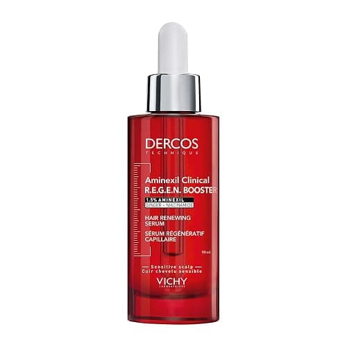 Vichy Dercos Aminexil Clinical R.E.G.E.N. Booster, Siero Rinnovatore Capillare, Per Tutti i Tipi di Cuoio Capelluto, Caduta Temporanea Ridotta, Crescita dei Capelli Esistenti Stimolata, 90 ml - Image 1