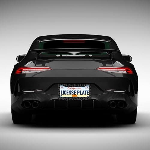 Black Leopard Print License Plate Frames - 2 Pack Animal Cheetah Print License Plate Holder Covers, Aluminum Metal Rust-Proof Waterproof Car Tag Frame with Screws Fasteners Caps thumbnail 7