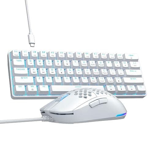 TMKB Falcon M1SE Ultralight Honeycomb Gaming Mouse and T61SE 60% Mechanical Gaming Keyboard Combo - Image 1
