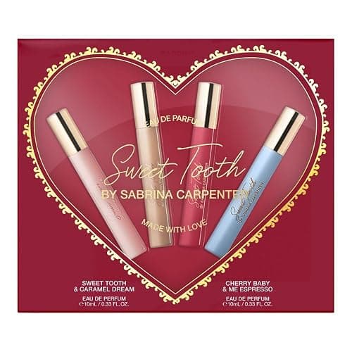 Sweet Tooth By Sabrina Carpenter for Woman 4 Piece Set Includes:4 x 10ml/0.33 oz Eau de Parfum Travel Spray - Image 1