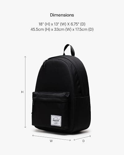 Herschel Classic Backpack, Black, Mod XL - 25L thumbnail 2