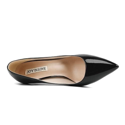 JOY IN LOVE Women's Shoes Low Heels Pointy Toe Kitten Heel Daily Pumps thumbnail 3