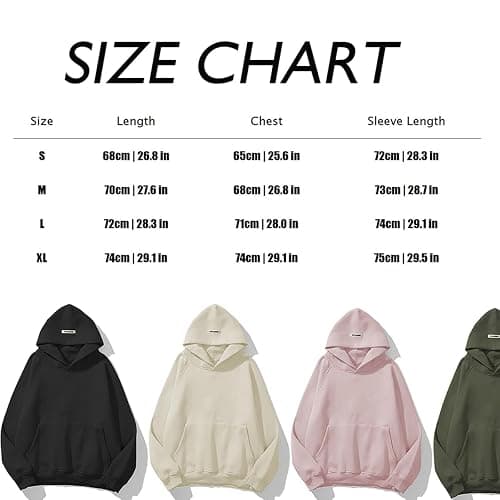 Lynkiss Women's Oversized Hoodies Long Sleeve Solid Heavy Pullover Tops Loose Sweatshirt with Pocket thumbnail 6