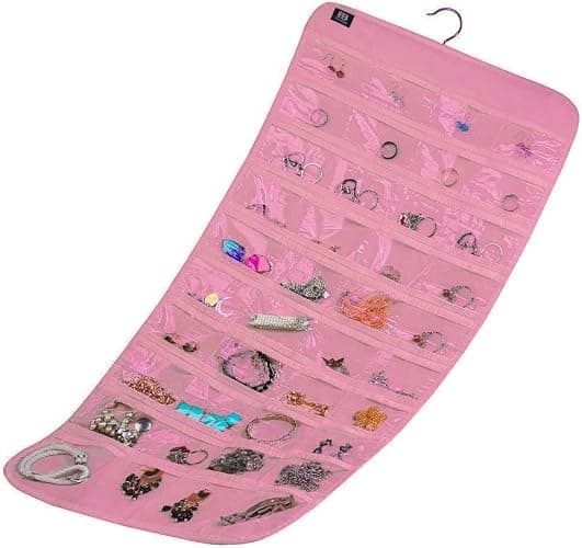 BB Brotrade Hanging Jewelry Organizer,Accessories Organizer,80 Pocket Organizer for Holding Jewelries thumbnail 6