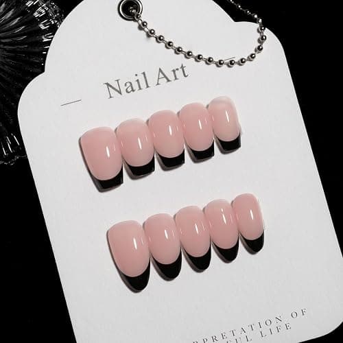 GAOY Black Swirl Gel Nail Polish Art Liner, 12ml UV Gel with Thin Brush | Classic Black Color Nail Paint Design with Thin Brush, French Tip Tool, UV/LED Cure Required, DIY French Manicure at Home thumbnail 4