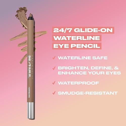 Urban Decay 24/7 Waterproof Waterline Eyeliner Pencil - Eye Liner for Tightlining + Defining, Smudge-Resistant, Transfer-Resistant, 24HR Wear, Long-lasting Creamy Neutral Shades, Vegan - 0.04 oz thumbnail 3