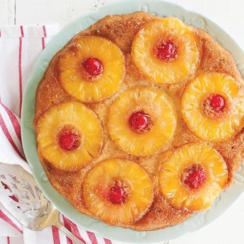 Nordic Ware Formed Pineapple Upside Down Cake Pan, 8 Cup, Golden Hour thumbnail 2