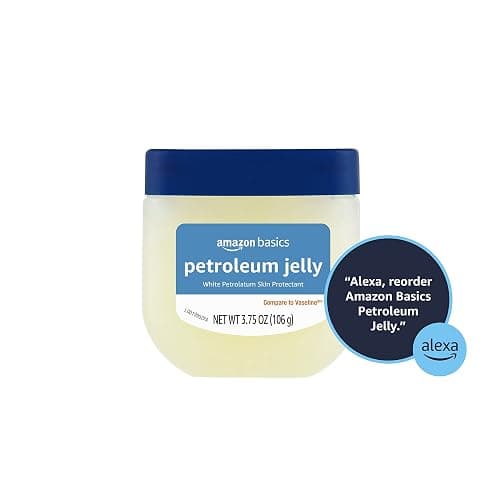 Amazon Basics Petroleum Jelly White Petrolatum Skin Protectant, Moisturizer for Chapped Lips and Irritated Skin, Unscented, 3.75 oz, 1-Pack (Previously Solimo) thumbnail 3