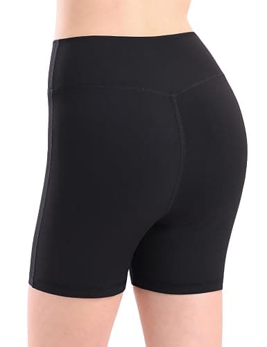 MEJING Girls V Cross Waist Athletic Shorts, Kids Soft Bike Volleyball Yoga Dance Running Cheer Gymnastics Gym Workout Shorts thumbnail 4