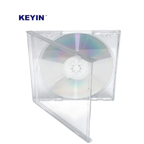 KEYIN Standard Clear CD Jewel Case - Premium, 10 Pack thumbnail 6