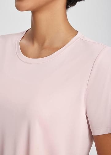baleaf Women's Athletic Sun Shirts Short Sleeve Running Tops Workout Cropped Split Back UPF 50+ Quick Dry Lightweight thumbnail 5