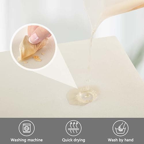 QwThum Black Foxes Mushrooms Coffee Mat Coffee Bar Maker Backed Absorbent Nonslip Station Mats For Kitchen Countertop Fast Dry Washable Dish Drying Mat 18x12Inch thumbnail 4