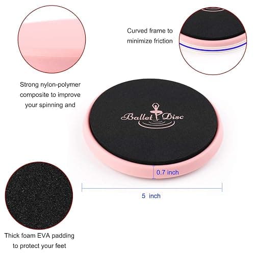 Turn Board for Dancers, Ballet Turning Board, Turning Boards for Dancers, Spinning Boards for Pirouette, Turns and Balance, Spinner Boards for Dancers, Ice Skaters, Gymnasts and Cheerleaders thumbnail 3