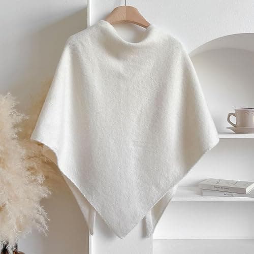 2025 New Pashmina Shawl Wraps Women Knitted Shawls and Wraps Cardigan Cape Fleece Cashmere Shoulder Top Sweater Scarf thumbnail 3