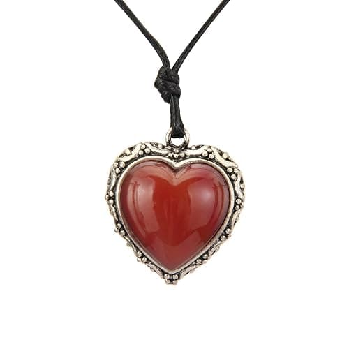 vintage heart necklace - Image 1