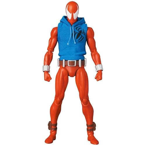 MAFEX No.186 MAFEX SCARLET SPIDER (COMIC Ver.) Total Height Approx. 6.1 inches (155 mm), Non-scale, Pre-painted Action Figure thumbnail 8
