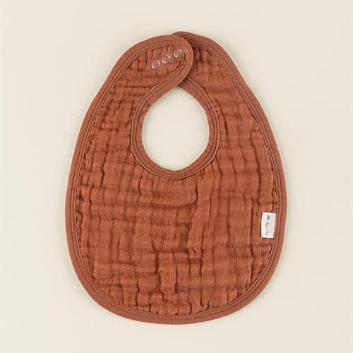 Itzy Ritzy Set of 3 Baby Bibs - Ultra-Soft Adjustable Infant & Toddler Bibs Made of Triple-Layer Cotton Muslin, Ideal for Drooling, Teething, & Eating - 3 Stylish, Coordinating Prints (Cow Print) - Cow Print thumbnail 9
