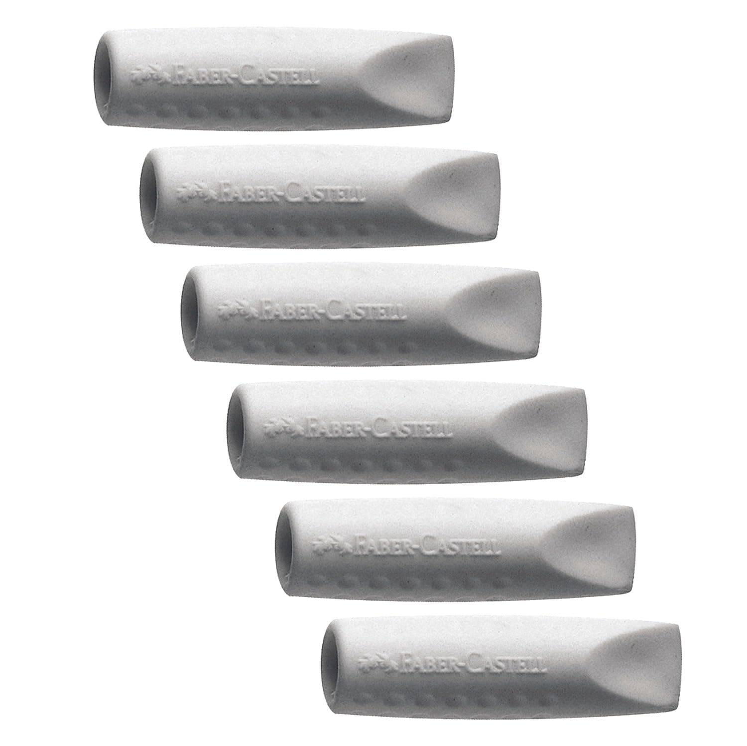 FABER-CASTELL 205049 - Eraser Grip 2001 Eraser Cap, 12 Eraser to Put On - Image 1