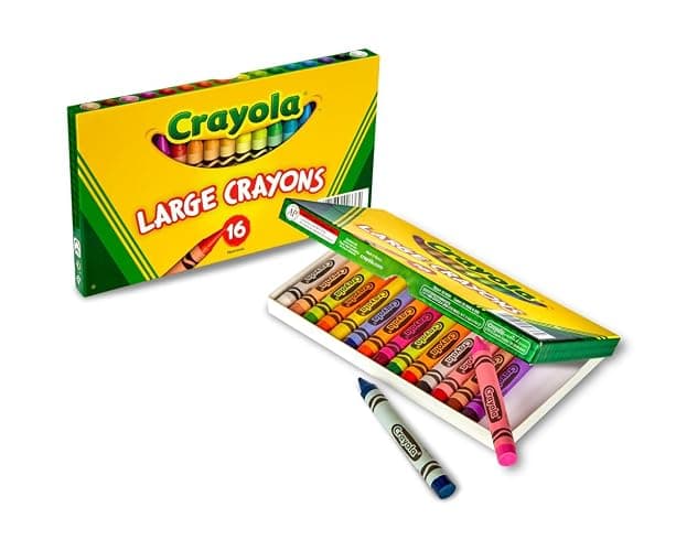 Crayola Large Crayons, Classic Colors, 16 Count thumbnail 2