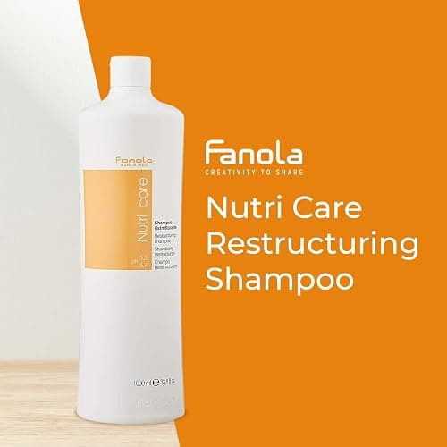 Fanola Restructuring Hair Shampoo for Women & Men - Moisturizing Shampoo for Dry Hair Enriched with Milk Protein - Repairing, Nourishing, Anti-Frizz Formula for Dry & Brittle Strands (33.8 Fl oz) thumbnail 4
