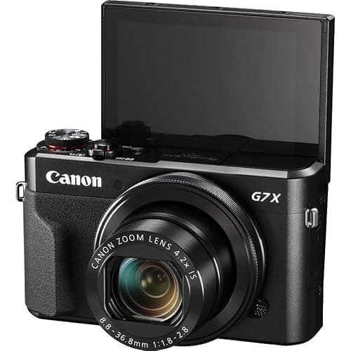 Canon PowerShot G7 X Mark II Digital Camera w/Accessory Bundle Includes Camera, Bag, 32GB SDHC Memory Card, Card Wallet + MORE - Image 1