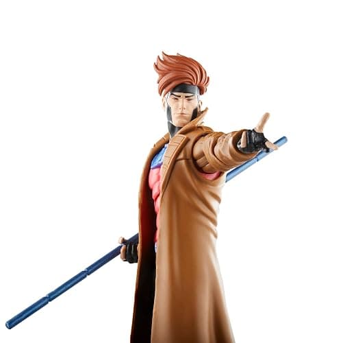 Marvel Legends Series Gambit, X-Men ‘97 Collectible 6-Inch Action Figures | Marvel Legends Retro 6 Inch Action Figure X-Men '97 Wave 1 - Gambit Reissue thumbnail 4