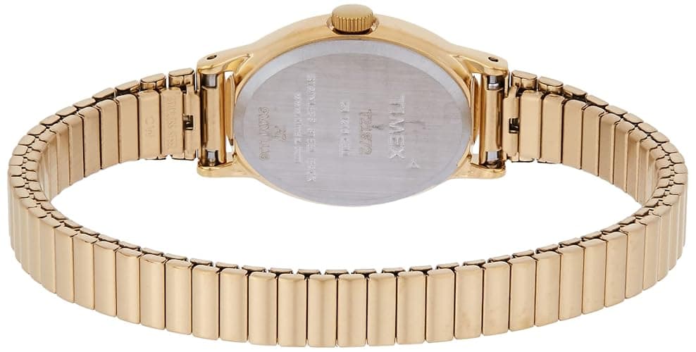 Timex Women's Cavatina Watch - TPearl Dial Gold-Tone Case - Gold-Tone/White thumbnail 2