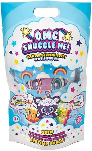 Scentco OMG Snuggle Me! Bedtime Buddies (Sleeping Bag Series), Scented Surprise Collectible 10 inch Plush Toys (Mystery Blind Bag) thumbnail 3