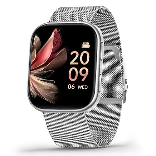 FITVII Health & Fitness Tracker (Answer/Make Calls), Smart Watch with 24/7 Heart Rate and Blood Pressure, Sleep Tracking, Blood Oxygen Monitor, 120+ Sport Modes Activity Tracker for Women Men - Image 1