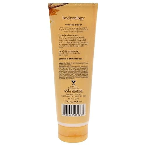 Bodycology Moisturizing Body Cream for Women, Toasted Sugar, 8.0 Ounce, Packaging May Vary thumbnail 3