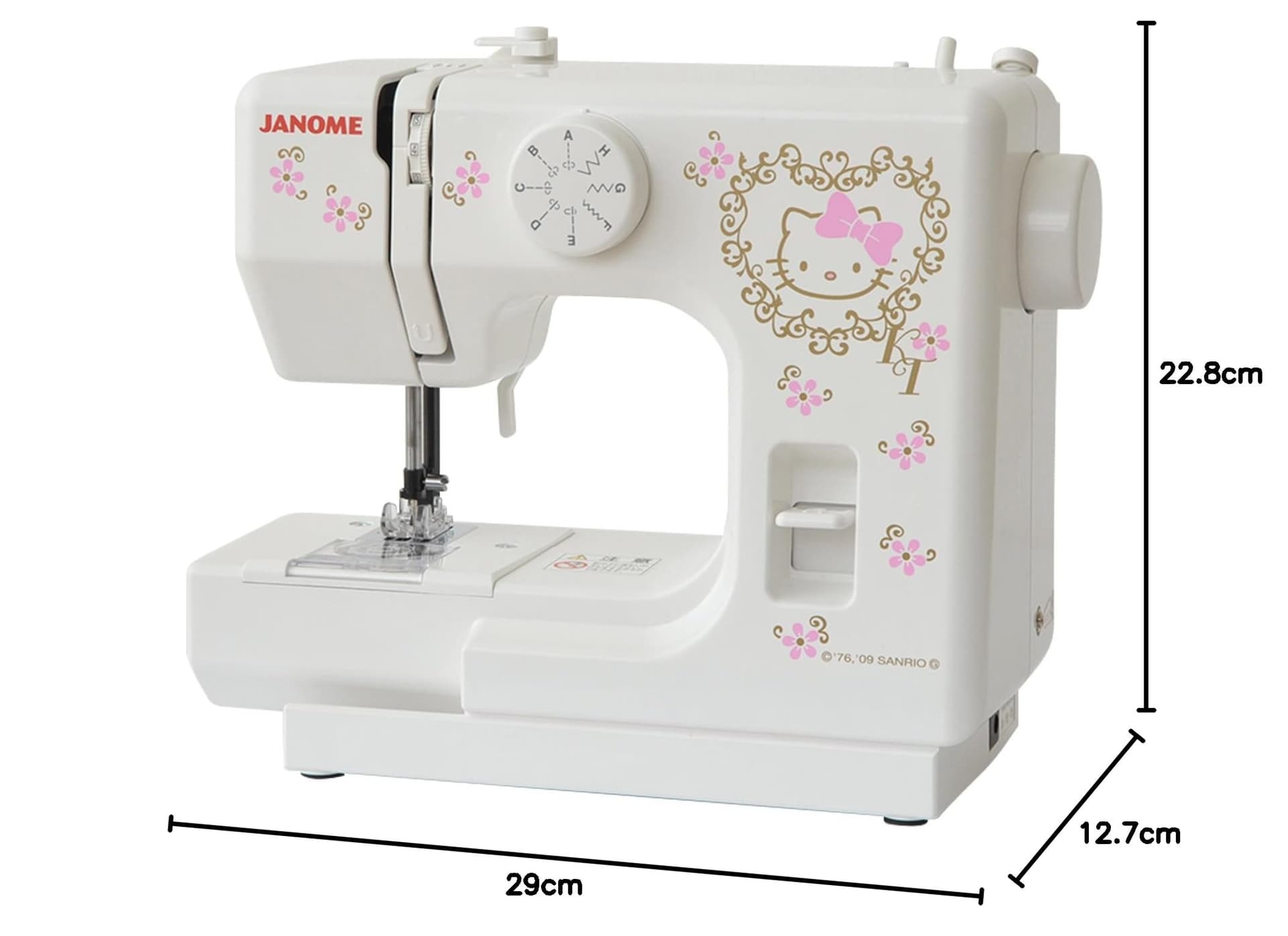 Janome Hello Kitty sewing machine electric sewing machine KT-35 thumbnail 5