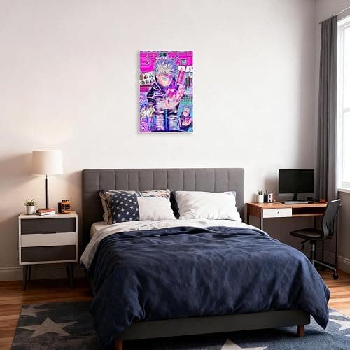 Unframed J-jk Poster Manga Cover Canvas Wall Art Print for Bedroom Dorm Playroom Living Room Wall Decor 8x12 Inch A thumbnail 4